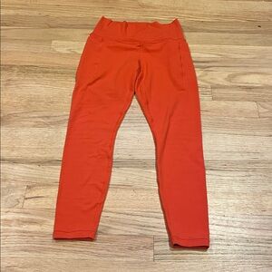 Athleta Orange Leggings
